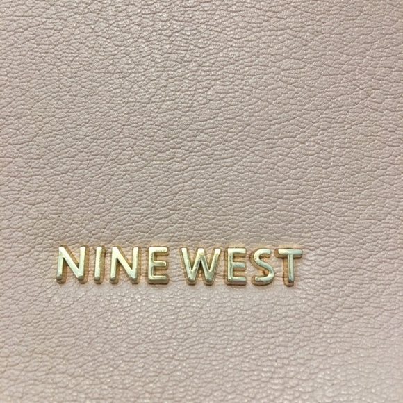 Nine West Pink and Black Satchel with Structured Design - Picture 2 of 12